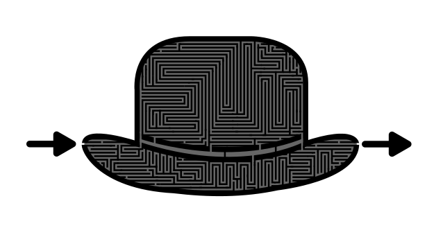 Cowboy Hat Maze — Free Printable Mazes for All Ages